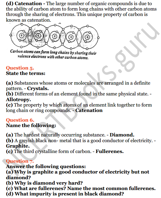 Selina Concise Chemistry Class 8 ICSE Solutions Chapter 9 Carbon and Its Compounds 3
