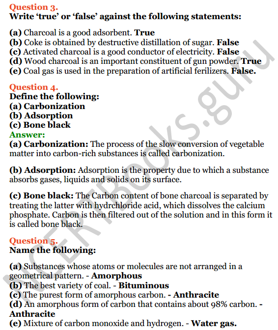 Selina Concise Chemistry Class 8 ICSE Solutions Chapter 9 Carbon and Its Compounds 7