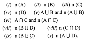 Selina Concise Mathematics Class 6 ICSE Solutions Chapter 10 Sets Ex 10E Q2