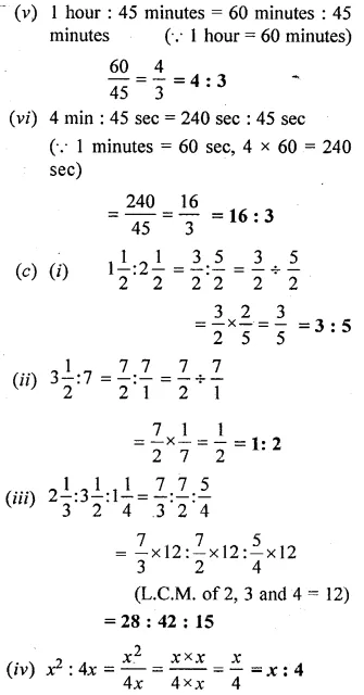 Selina Concise Mathematics Class 6 ICSE Solutions Chapter 11 Ratio Ex 11A 2