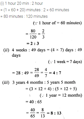 Selina Concise Mathematics Class 6 ICSE Solutions Chapter 11 Ratio Ex 11B 13