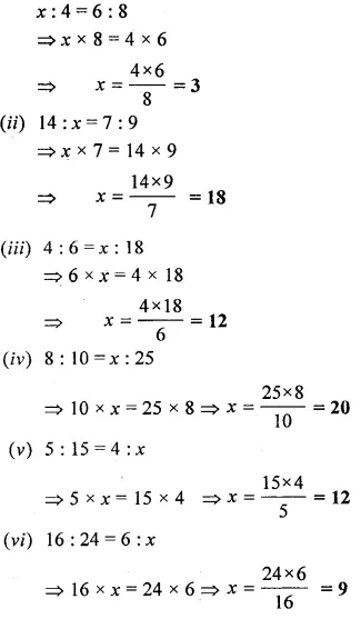 Selina Concise Mathematics Class 6 ICSE Solutions Chapter 12 Proportion Ex 12A 3