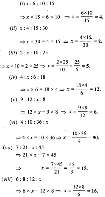 Selina Concise Mathematics Class 6 ICSE Solutions Chapter 12 Proportion Ex 12A 4