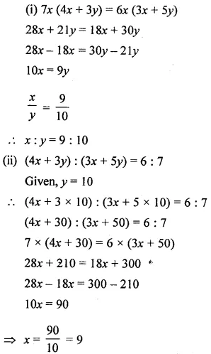 Selina Concise Mathematics Class 6 ICSE Solutions Chapter 12 Proportion Ex 12B 20