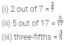 Selina Concise Mathematics Class 6 ICSE Solutions Chapter 14 Fractions Ex 14A 1