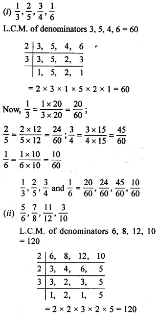 Selina Concise Mathematics Class 6 ICSE Solutions Chapter 14 Fractions Ex 14A 6