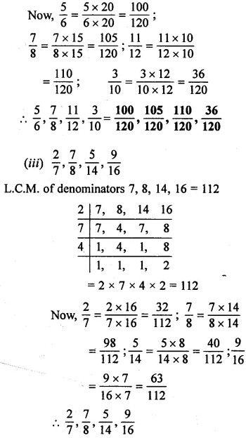 Selina Concise Mathematics Class 6 ICSE Solutions Chapter 14 Fractions Ex 14A 7