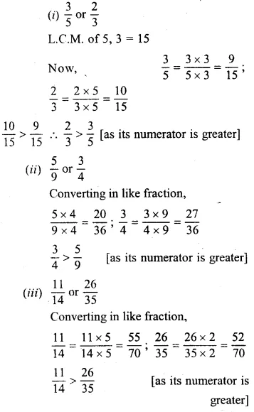 Selina Concise Mathematics Class 6 ICSE Solutions Chapter 14 Fractions Ex 14B 11