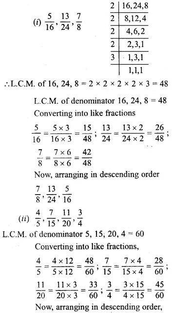 Selina Concise Mathematics Class 6 ICSE Solutions Chapter 14 Fractions Ex 14B 13