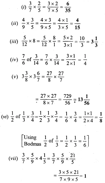 Selina Concise Mathematics Class 6 ICSE Solutions Chapter 14 Fractions Ex 14D 30