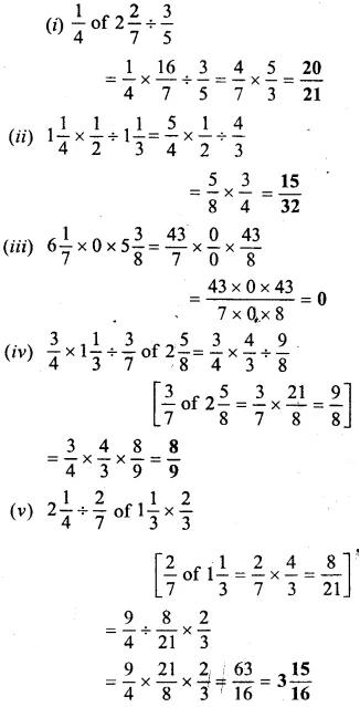 Selina Concise Mathematics Class 6 ICSE Solutions Chapter 14 Fractions Ex 14D 33