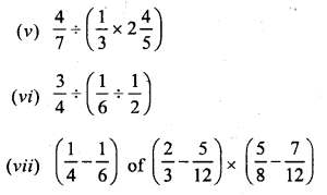 Selina Concise Mathematics Class 6 ICSE Solutions Chapter 14 Fractions Ex 14D Q4.1