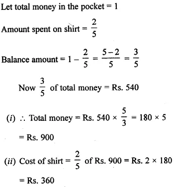 Selina Concise Mathematics Class 6 ICSE Solutions Chapter 14 Fractions Revision Ex 64