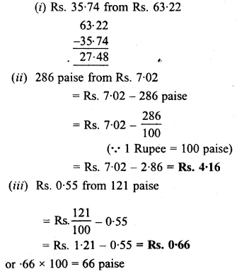 Selina Concise Mathematics Class 6 ICSE Solutions Chapter 15 Decimal Fractions Ex 15D 36