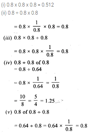 Selina Concise Mathematics Class 6 ICSE Solutions Chapter 15 Decimal Fractions Revision Ex 58