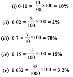 Selina Concise Mathematics Class 6 ICSE Solutions Chapter 16 Percent (Percentage) Ex 16A 3