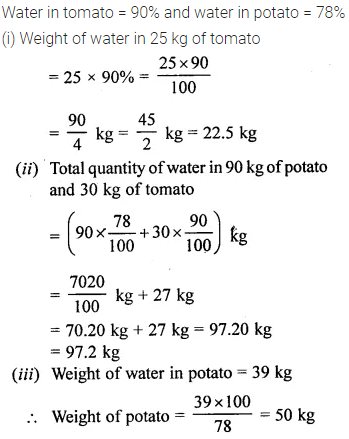 Selina Concise Mathematics Class 6 ICSE Solutions Chapter 16 Percent (Percentage) Ex 16C 33