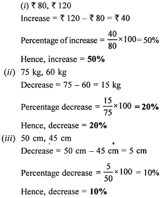 Selina Concise Mathematics Class 6 ICSE Solutions Chapter 16 Percent (Percentage) Revision Ex 43