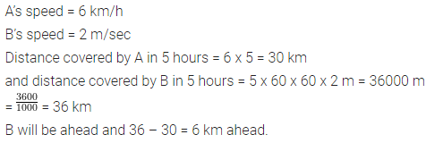 Selina Concise Mathematics Class 6 ICSE Solutions Chapter 17 Idea of Speed, Distance and Time Ex 17B 17