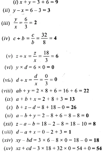 Selina Concise Mathematics Class 6 ICSE Solutions Chapter 20 Substitution Ex 20A 1