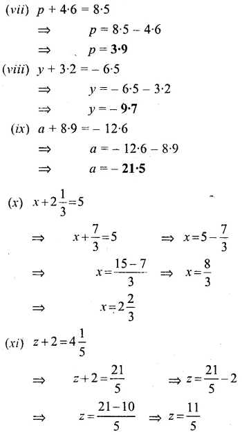 Selina Concise Mathematics Class 6 ICSE Solutions Chapter 22 Simple (Linear) Equations Ex 22A 2