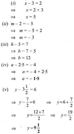 Selina Concise Mathematics Class 6 ICSE Solutions Chapter 22 Simple (Linear) Equations Ex 22A 5