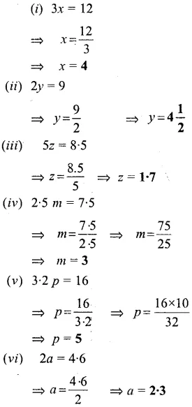 Selina Concise Mathematics Class 6 ICSE Solutions Chapter 22 Simple (Linear) Equations Ex 22A 7