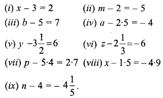 Selina Concise Mathematics Class 6 ICSE Solutions Chapter 22 Simple (Linear) Equations Ex 22A Q2