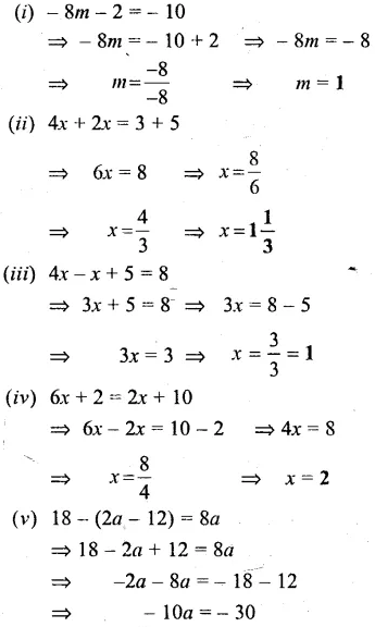 Selina Concise Mathematics Class 6 ICSE Solutions Chapter 22 Simple (Linear) Equations Ex 22B 16