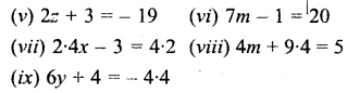 Selina Concise Mathematics Class 6 ICSE Solutions Chapter 22 Simple (Linear) Equations Ex 22B Q1.1