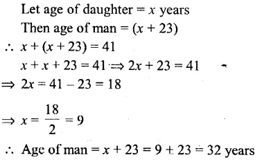 Selina Concise Mathematics Class 6 ICSE Solutions Chapter 22 Simple (Linear) Equations Revision Ex 105