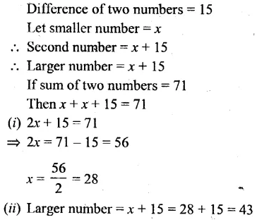 Selina Concise Mathematics Class 6 ICSE Solutions Chapter 22 Simple (Linear) Equations Revision Ex 108
