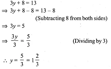 Selina Concise Mathematics Class 6 ICSE Solutions Chapter 22 Simple (Linear) Equations Revision Ex 70