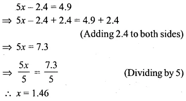 Selina Concise Mathematics Class 6 ICSE Solutions Chapter 22 Simple (Linear) Equations Revision Ex 75