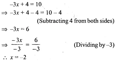 Selina Concise Mathematics Class 6 ICSE Solutions Chapter 22 Simple (Linear) Equations Revision Ex 81