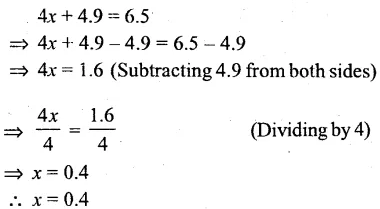 Selina Concise Mathematics Class 6 ICSE Solutions Chapter 22 Simple (Linear) Equations Revision Ex 84
