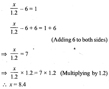 Selina Concise Mathematics Class 6 ICSE Solutions Chapter 22 Simple (Linear) Equations Revision Ex 87