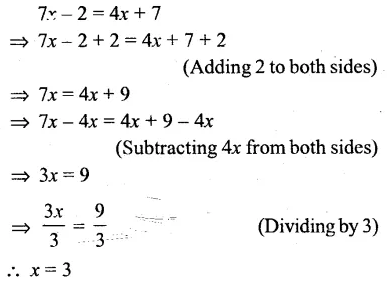 Selina Concise Mathematics Class 6 ICSE Solutions Chapter 22 Simple (Linear) Equations Revision Ex 90