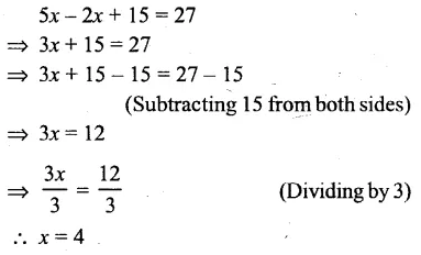 Selina Concise Mathematics Class 6 ICSE Solutions Chapter 22 Simple (Linear) Equations Revision Ex 96