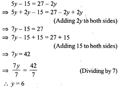 Selina Concise Mathematics Class 6 ICSE Solutions Chapter 22 Simple (Linear) Equations Revision Ex 97