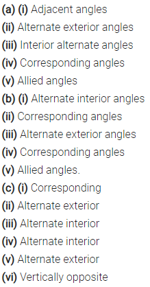 Selina Concise Mathematics Class 6 ICSE Solutions Chapter 25 Properties of Angles and Lines Ex 25B 6