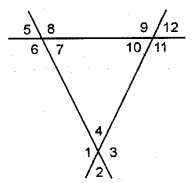 Selina Concise Mathematics Class 6 ICSE Solutions Chapter 25 Properties of Angles and Lines Ex 25B Q1.1