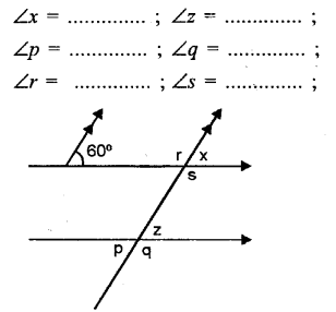 Selina Concise Mathematics Class 6 ICSE Solutions Chapter 25 Properties of Angles and Lines Ex 25B Q5