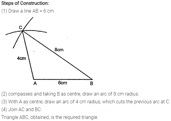 Selina Concise Mathematics Class 6 ICSE Solutions Chapter 26 Triangles Ex 26B 10