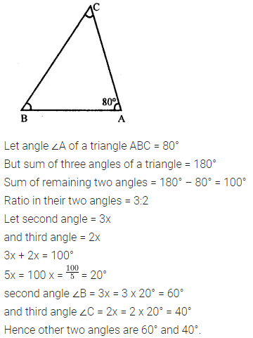 Selina Concise Mathematics Class 6 ICSE Solutions Chapter 26 Triangles Revision Ex 31