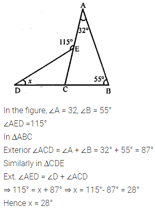 Selina Concise Mathematics Class 6 ICSE Solutions Chapter 26 Triangles Revision Ex 32