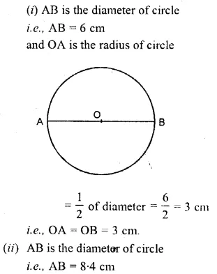 Selina Concise Mathematics Class 6 ICSE Solutions Chapter 29 The Circle Ex 29A 3