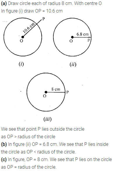 Selina Concise Mathematics Class 6 ICSE Solutions Chapter 29 The Circle Revision Ex 15