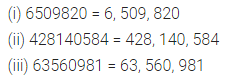 Selina Concise Mathematics Class 6 ICSE Solutions Chapter 3 Numbers in India and International System 3