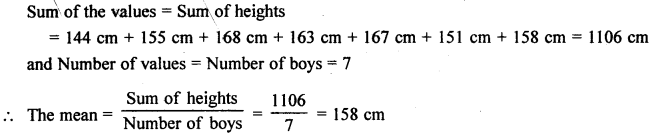 Selina Concise Mathematics Class 6 ICSE Solutions Chapter 34 Mean and Median Ex 34A 5